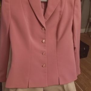 Women's rose colored blazer